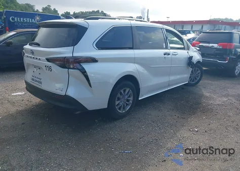 2024 Toyota Sienna Xle/Woodland Edition from USA, damaged, VIN 5TDYSKFC1RS153264